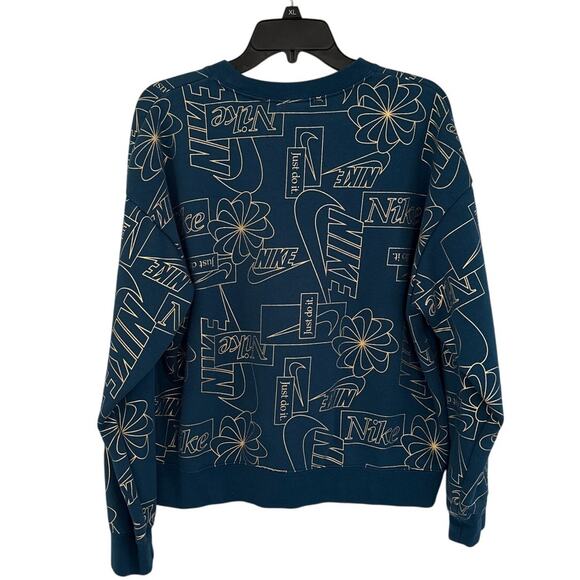 Nike “Just Do It” Icon Clash Crewneck Valerian Blue Large NWOT - Picture 5 of 7